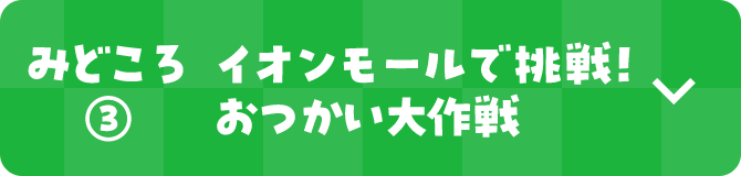 みどころ(3) イオンモールで挑戦！ おつかい大作戦