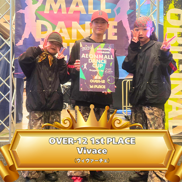 OVER-12 チーム 1st place