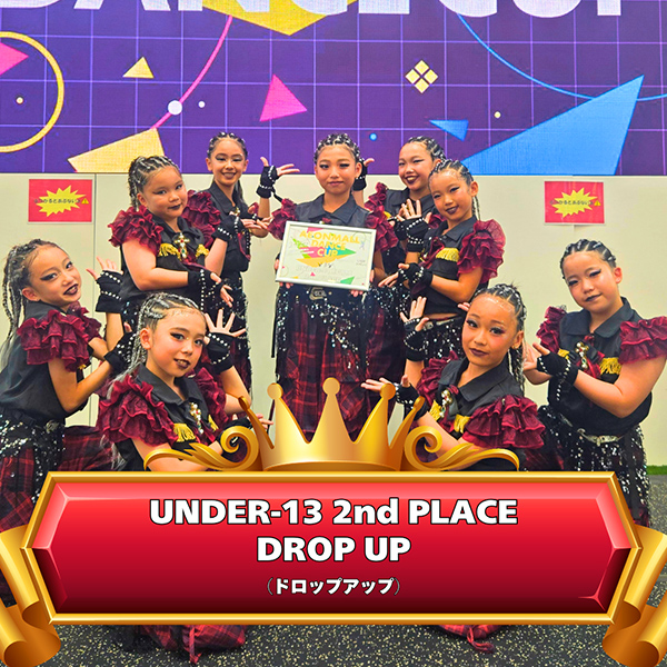 UNDER-13 チーム 2nd Place