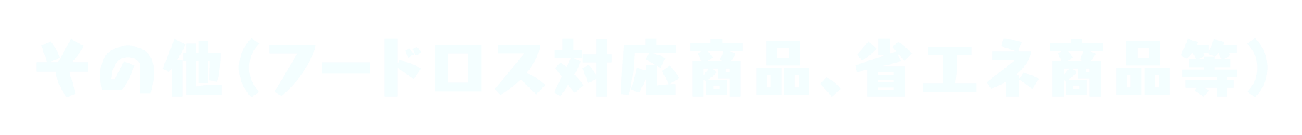 その他（フードロス対応商品、省エネ商品等）